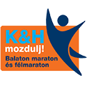 16. K&H mozdulj! Balaton maraton és félmaraton logo